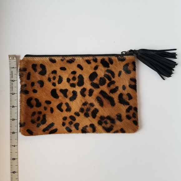 Leather pouch leopard - Picture 5 of 6